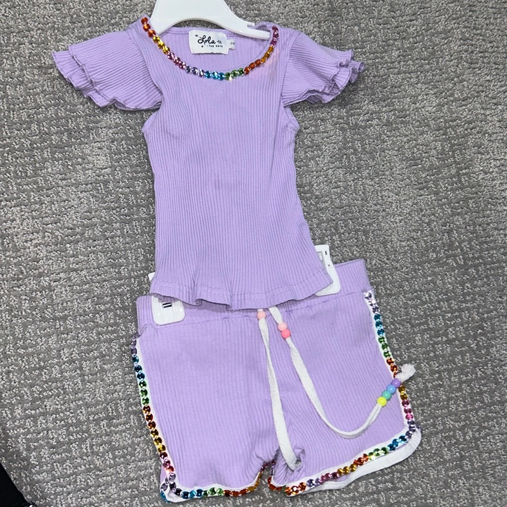 Lola and the Boys gem set. EUC size 2